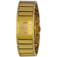 Rado Integral Gold Diamond Dial Ladies Watch R20783732