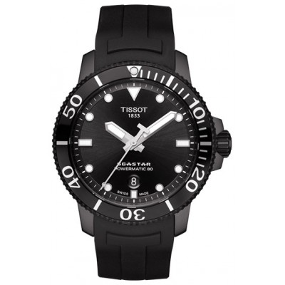 Купить часы Tissot Seastar T120.407.37.051.00 Powermatic 80 в интернет магазине Муравей RU