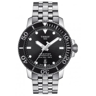 Купить часы Tissot Seastar T120.407.11.051.00 Powermatic 80 в интернет магазине Муравей RU